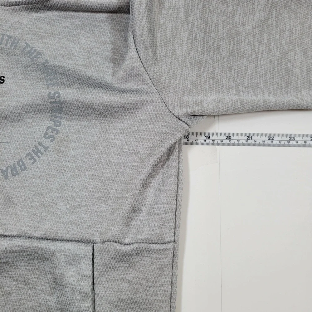 Adidas Hoodie‎ Mens Small Gray Excellent Athletic Graphic Pullover Sweatshirt
